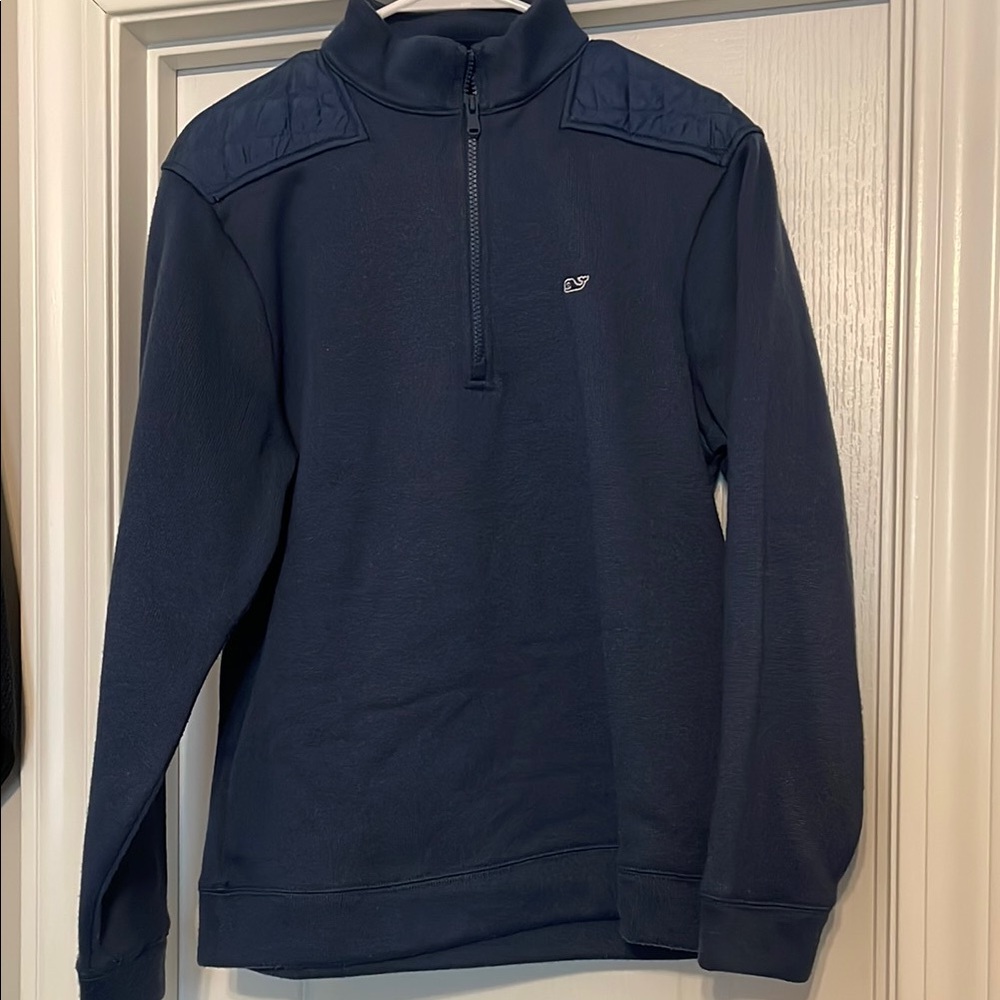 Men's Navy Half-Zip Sweater